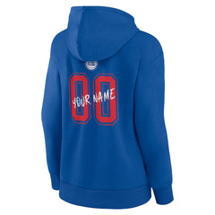 Detroit Pistons Women's Hustle Custom Pullover Hoodie Blue outlet
