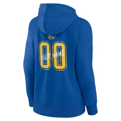 Golden State Warriors Women's Hustle Custom Pullover Hoodie Royal outlet
