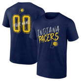 Indiana Pacers Hustle Custom T-Shirt Navy