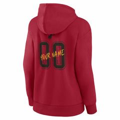 Miami Heat Women's Hustle Custom Pullover Hoodie Red