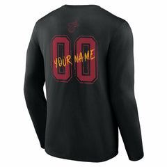 Miami Heat Hustle Custom Long Sleeve T-Shirt Black outlet