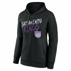 Sacramento Kings Women's Hustle Custom Pullover Hoodie Black outlet