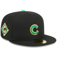 Chicago Cubs New Era 2026 St. Patrick's Day 59FIFTY Fitted Hat - Black Hats
