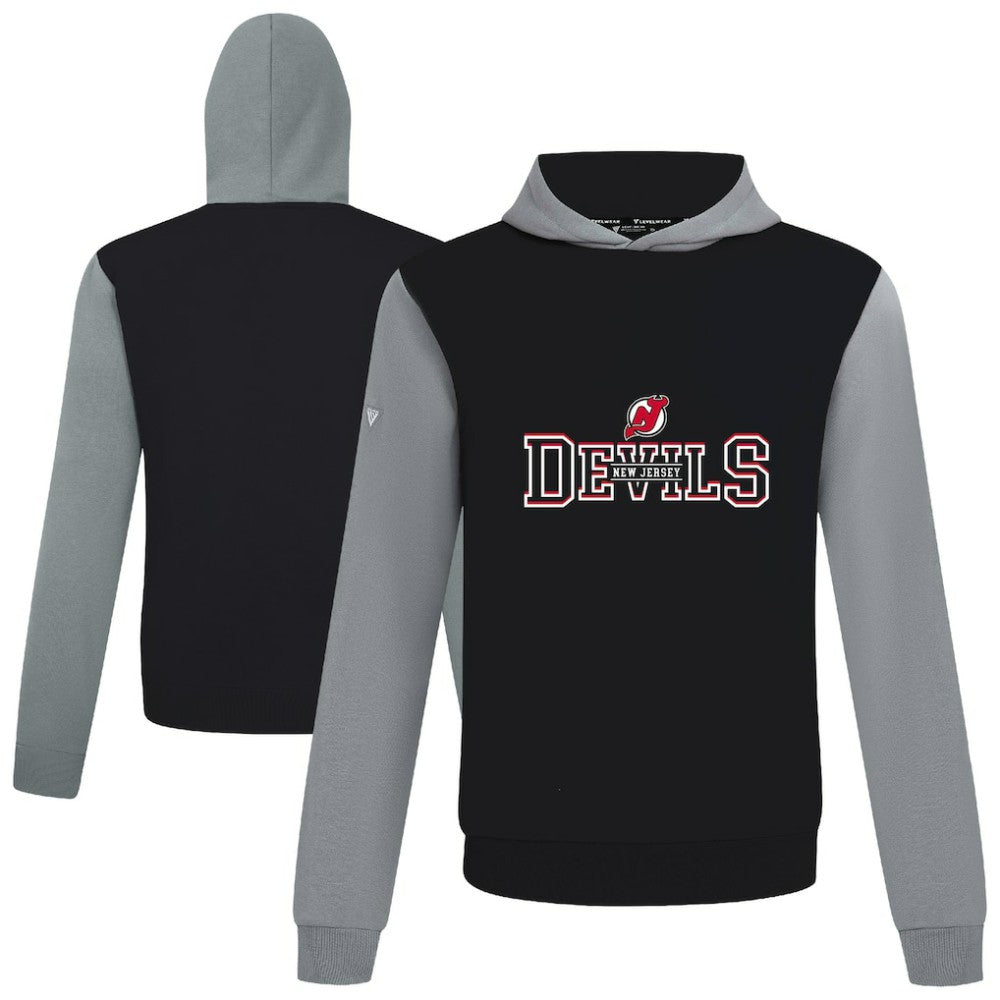 New Jersey Devils Levelwear Ultimate Journey Pullover Hoodie - Black/Gray | US 203144779
