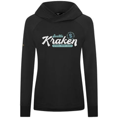 Seattle Kraken Levelwear Women's Slender Monument Raglan Pullover Hoodie - Black | US 203144846