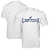 Tampa Bay Lightning Levelwear Anthem Journey Performance T-Shirt - White | US 203144896