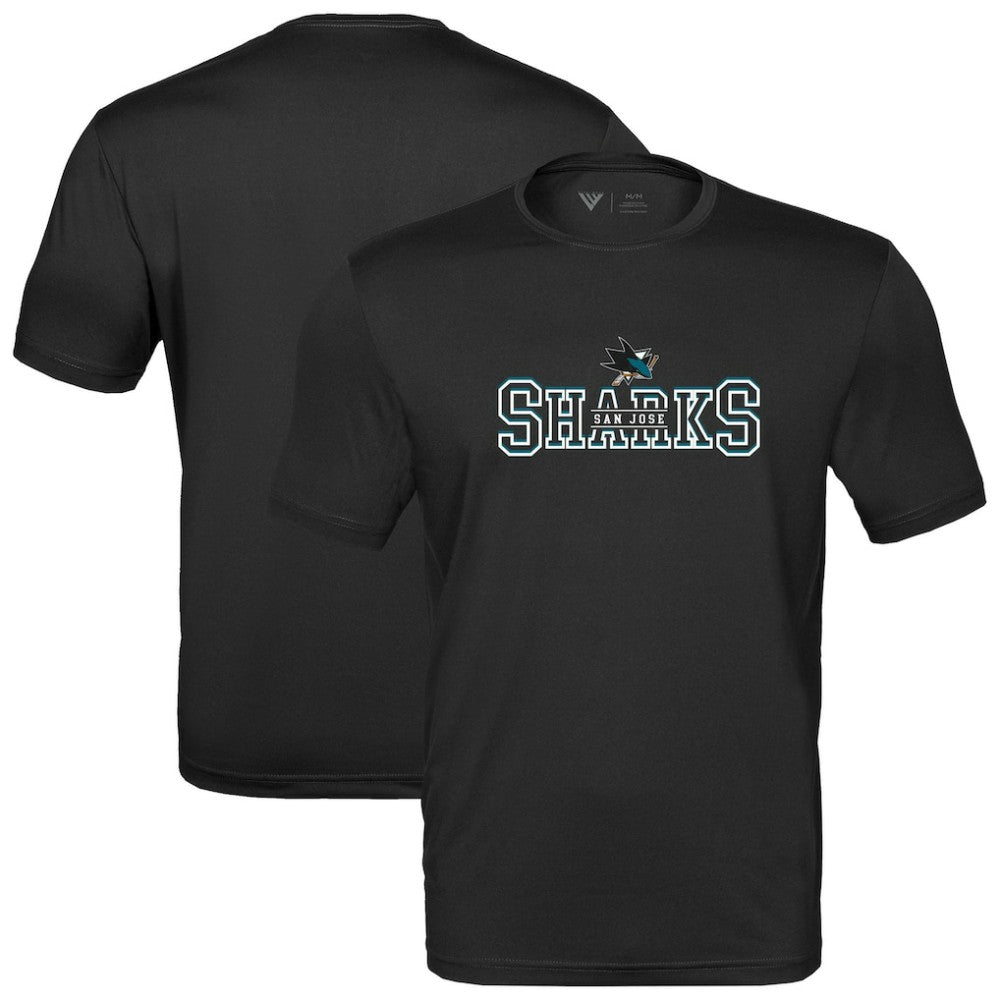 San Jose Sharks Levelwear Anthem Journey Performance T-Shirt - Black | US 203144903