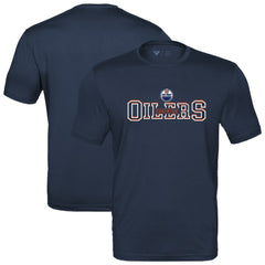 Edmonton Oilers Levelwear Anthem Journey Performance T-Shirt - Navy | US 203144929