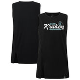 Seattle Kraken Levelwear Women's Influx Monument Tank Top - Black | US 203144994