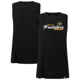 Nashville Predators Levelwear Women's Influx Monument Tank Top - Black | US 203144999