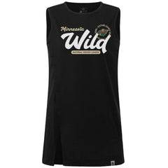 Minnesota Wild Levelwear Women's Influx Monument Tank Top - Black | US 203145001