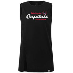 Washington Capitals Levelwear Women's Influx Monument Tank Top - Black | US 203145005