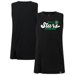 Dallas Stars Levelwear Women's Influx Monument Tank Top - Black | US 203145006