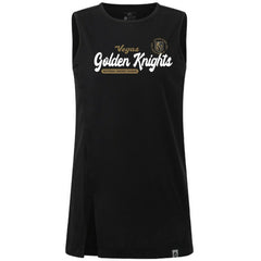 Vegas Golden Knights Levelwear Women's Influx Monument Tank Top - Black | US 203145010