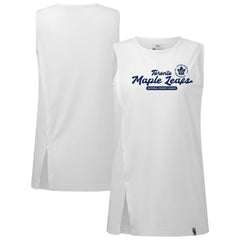 Toronto Maple Leafs Levelwear Women's Influx Monument Tank Top - White | US 203145012