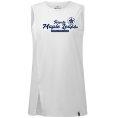 Toronto Maple Leafs Levelwear Women's Influx Monument Tank Top - White | US 203145012