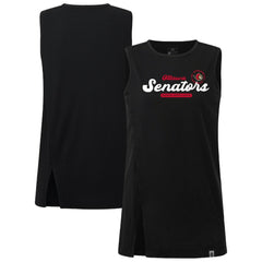 Ottawa Senators Levelwear Women's Influx Monument Tank Top - Black | US 203145013