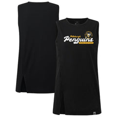 Pittsburgh Penguins Levelwear Women's Influx Monument Tank Top - Black | US 203145020