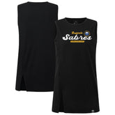 Buffalo Sabres Levelwear Women's Influx Monument Tank Top - Black | US 203145021