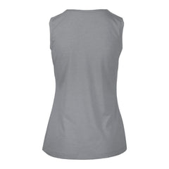 Tampa Bay Lightning Levelwear Women's Macy Banner Arch Tank Top - Gray | US 203145042