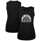 Los Angeles Kings Levelwear Women's Macy Banner Arch Tank Top - Black | US 203145046