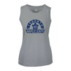 Toronto Maple Leafs Levelwear Women's Macy Banner Arch Tank Top - Gray | US 203145076