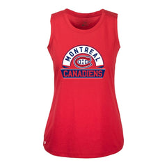 Montreal Canadiens Levelwear Women's Macy Banner Arch Tank Top - Red | US 203145077