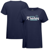 Seattle Kraken Levelwear Women's Influx Monument T-Shirt - Deep Sea Blue | US 203145080