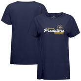 Nashville Predators Levelwear Women's Influx Monument T-Shirt - Navy | US 203145087
