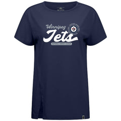 Winnipeg Jets Levelwear Women's Influx Monument T-Shirt - Navy | US 203145096