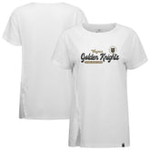 Vegas Golden Knights Levelwear Women's Influx Monument T-Shirt - White | US 203145098
