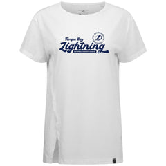 Tampa Bay Lightning Levelwear Women's Influx Monument T-Shirt - White | US 203145102