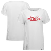 Detroit Red Wings Levelwear Women's Influx Monument T-Shirt - White | US 203145105