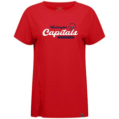 Washington Capitals Levelwear Women's Influx Monument T-Shirt - Red | US 203145106