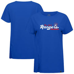 New York Rangers Levelwear Women's Influx Monument T-Shirt - Royal | US 203145107