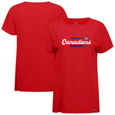 Montreal Canadiens Levelwear Women's Influx Monument T-Shirt - Red | US 203145117