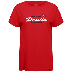 New Jersey Devils Levelwear Women's Influx Monument T-Shirt - Red | US 203145122
