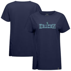 Seattle Kraken Levelwear Women's Influx Journey T-Shirt - Deep Sea Blue | US 203145124