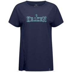 Seattle Kraken Levelwear Women's Influx Journey T-Shirt - Deep Sea Blue | US 203145124