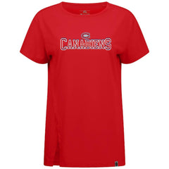 Montreal Canadiens Levelwear Women's Influx Journey T-Shirt - Red | US 203145133