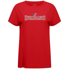 Carolina Hurricanes Levelwear Women's Influx Journey T-Shirt - Red | US 203145140