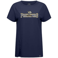 Nashville Predators Levelwear Women's Influx Journey T-Shirt - Navy | US 203145150