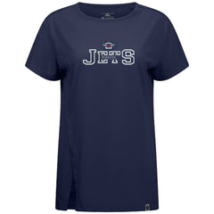 Winnipeg Jets Levelwear Women's Influx Journey T-Shirt - Navy | US 203145164
