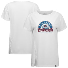 Colorado Avalanche Levelwear Women's Influx Banner Arch T-Shirt - White | US 203145195
