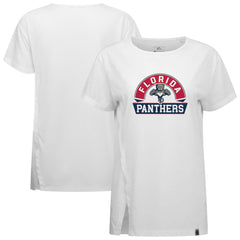 Florida Panthers Levelwear Women's Influx Banner Arch T-Shirt - White | US 203145201