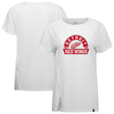 Detroit Red Wings Levelwear Women's Influx Banner Arch T-Shirt - White | US 203145204