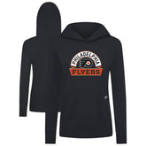 Philadelphia Flyers Levelwear Women's Relay Banner Arch Pullover Hoodie - Black | US 203145227