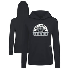 Los Angeles Kings Levelwear Women's Relay Banner Arch Pullover Hoodie - Black | US 203145238