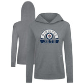 Winnipeg Jets Levelwear Women's Relay Banner Arch Pullover Hoodie - Gray | US 203145243