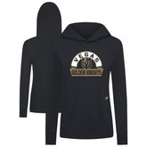 Vegas Golden Knights Levelwear Women's Relay Banner Arch Pullover Hoodie - Black | US 203145244